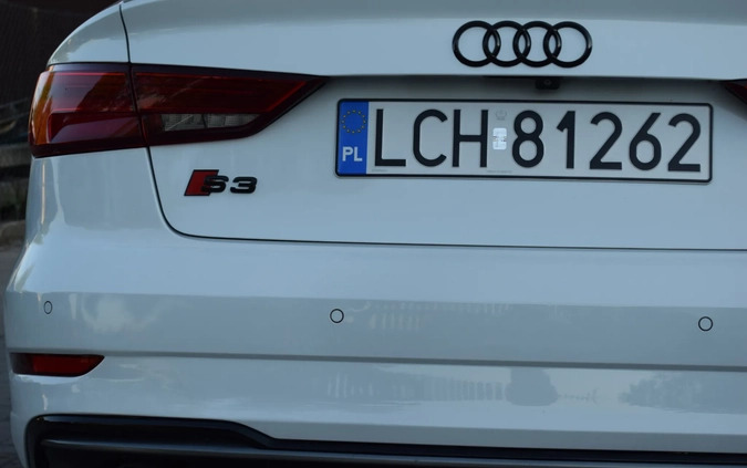 Audi S3 cena 117500 przebieg: 104000, rok produkcji 2017 z Chełm małe 631